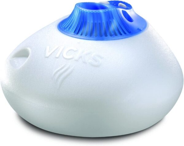 Vicks V150SGNLC WarmSteam Vapourizer, Small/Medium Room Vapourizer for Cough & Congestion Relief, with Night Light, Scent Pad Slots & Medicine Cup, Auto Shut-Off, 5.7L/1.5Gal-0