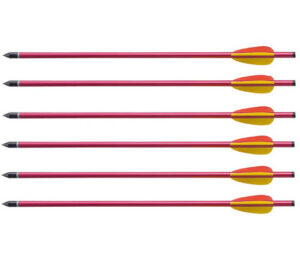 16" METAL ARROWS FOR 180, 150 LBS CROSSBOWS 6 Piece Pack-0
