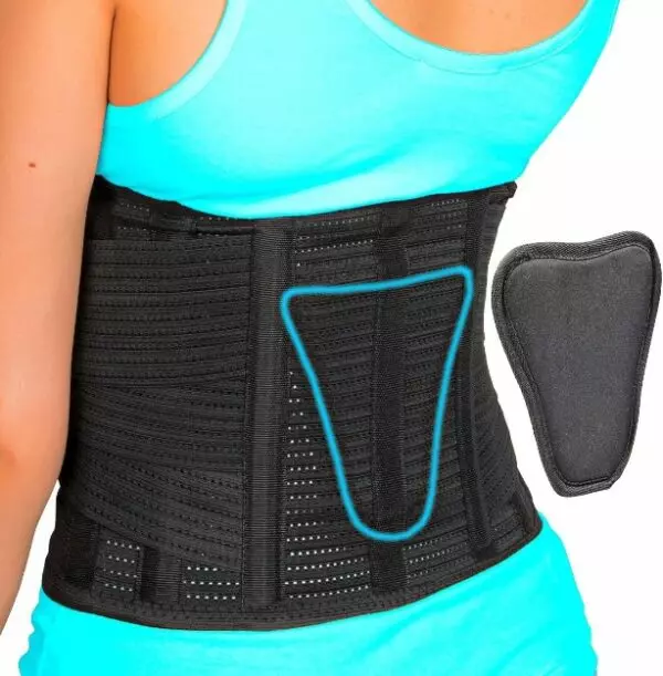 Adjustable Lumbar Back Brace Lower Back Support Belt for Men Women