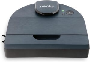 Neato D8 Intelligent Robot Vacuum Cleaner–LaserSmart Nav, Smart Mapping, Cleaning Zones, WiFi Connected, 100-Min Runtime, Powerful Suction, Turbo Clean, Corners, Pet Hair, XXL Dustbin, Alexa. 945-0444