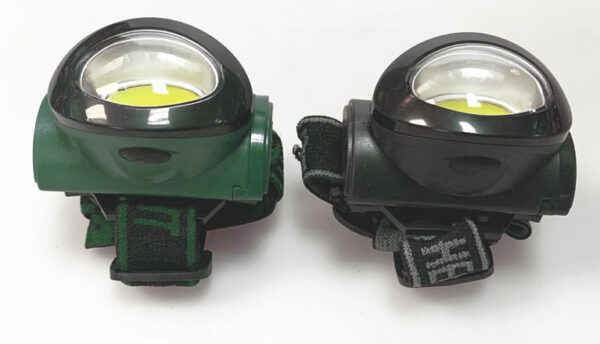 300 Lumen/2Pc Headlamp Set, Green and Black, 3 Modes-13281