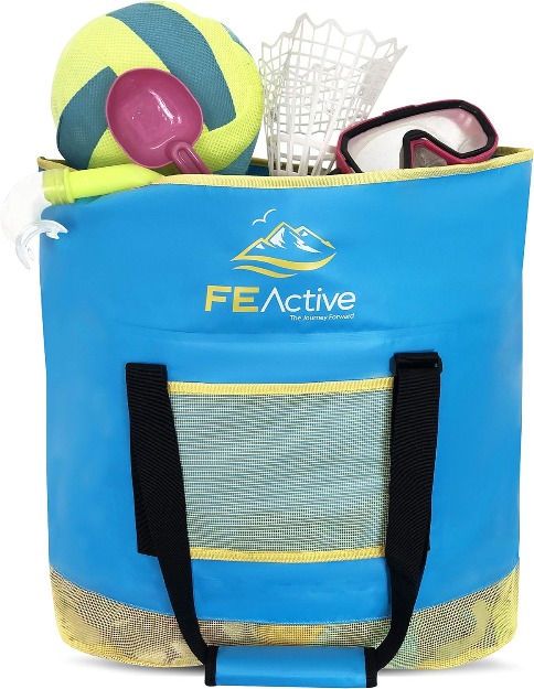 FE Active Tote Beach Bag - 50 Liter Extra Large | Designed in California, USA-14654