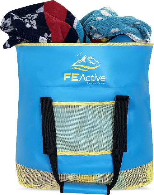 FE Active Tote Beach Bag - 50 Liter Extra Large | Designed in California, USA-14650