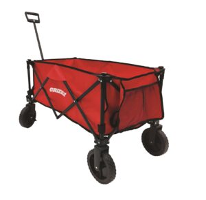 Grizzly Outdoors Camping/Outdoor Activities/Home & Garden - Folding Cart 127L - 176LB Capacity - 3 Different Colors