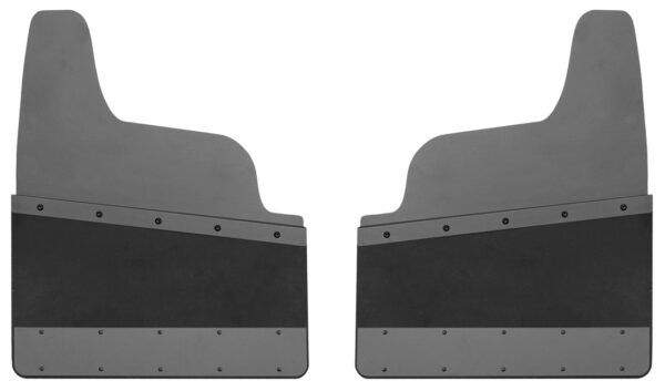25" Kickback Rubber & S/S Mud Flaps for Dually Truck