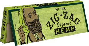 Zig-Zag 1 1/4 Unbleached Hemp Rolling Papers – Vegan, Sustainable, Eco-Friendly, 78mm, Pack of 24 (600 Papers Total)