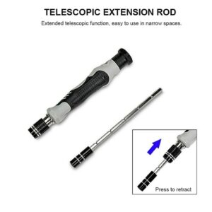 Prograde 115-In-One Multifunctional Precision Screwdriver Set For Glasses, PC, Laptops, Digital Watches etc