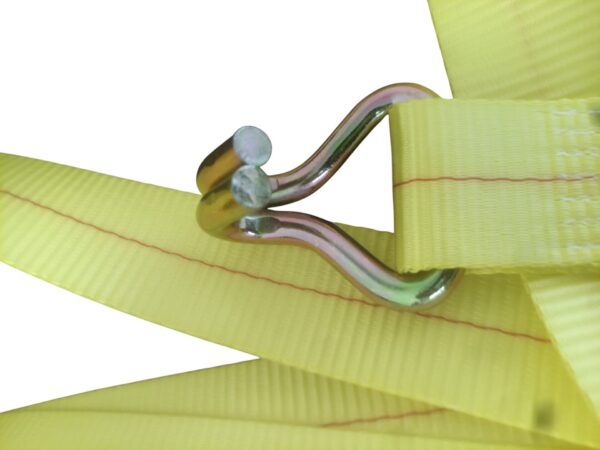 2″ x 20′ Ratchet Tiedown 10000lb Breaking Strength And Double J-Hooks