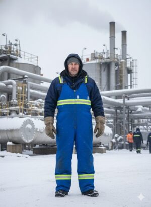 Prograde FR Insulated Bib Overalls &ndash; Proban Treated, Reflective Stripes, Thinsulate Liner