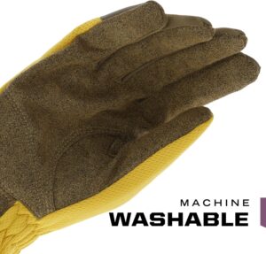 Ethel Gardening Women’s Gloves – Saffron – 10 Pack