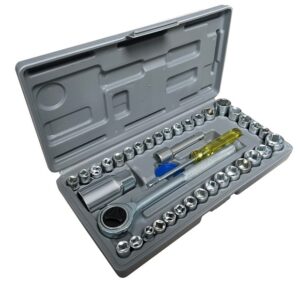 Prograde 40 PC Socket/Wrench Set - SAE and Metric