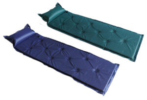 Grizzly Outdoors Self Inflating Camp Air Mattress with Built in Pillow